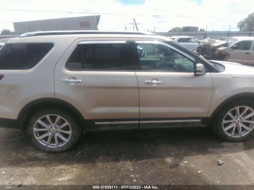 2017 FORD EXPLORER LIMITED - 1FM5K7F89HGA48679