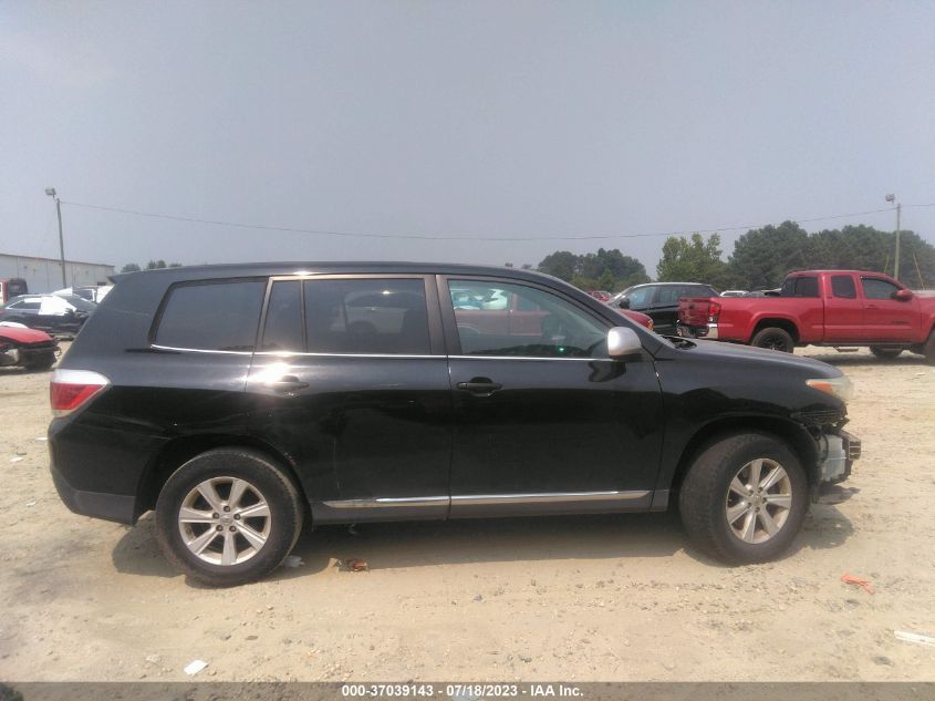 2013 TOYOTA HIGHLANDER - 5TDZA3EH1DS043432