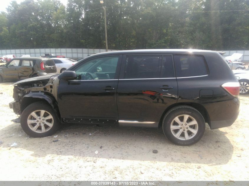 2013 TOYOTA HIGHLANDER - 5TDZA3EH1DS043432