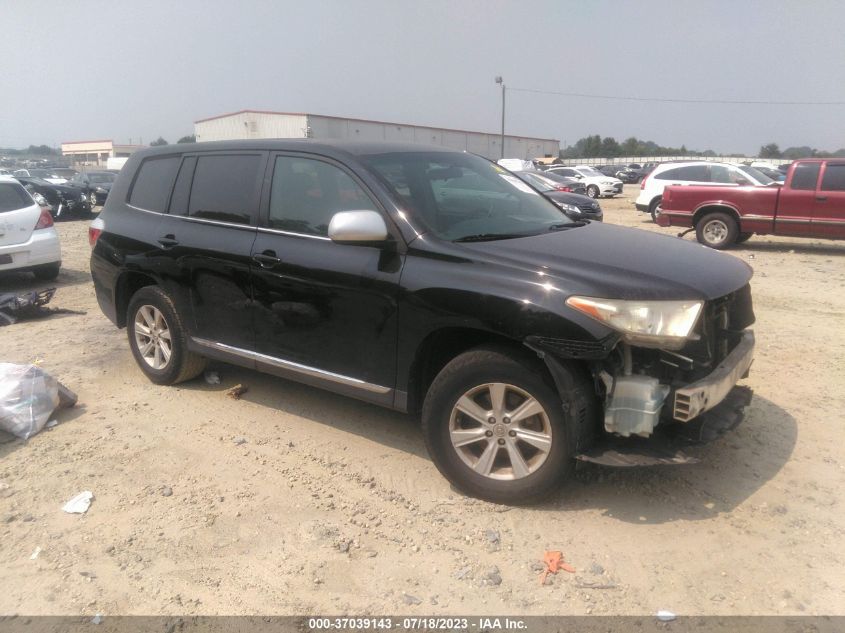 2013 TOYOTA HIGHLANDER - 5TDZA3EH1DS043432