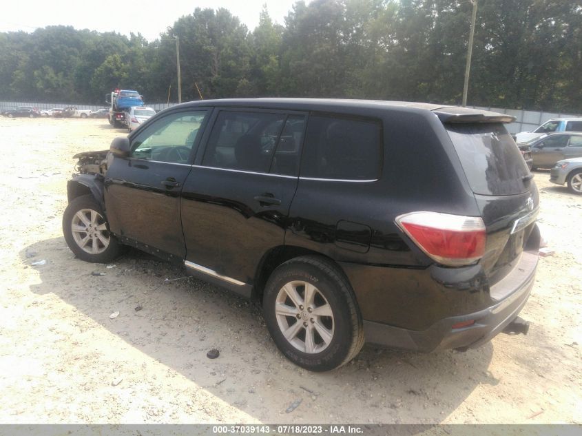 2013 TOYOTA HIGHLANDER - 5TDZA3EH1DS043432