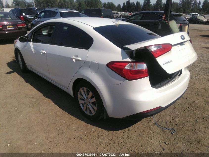 2016 KIA FORTE LX - KNAFX4A69G5462857