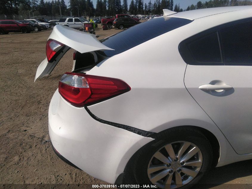 2016 KIA FORTE LX - KNAFX4A69G5462857