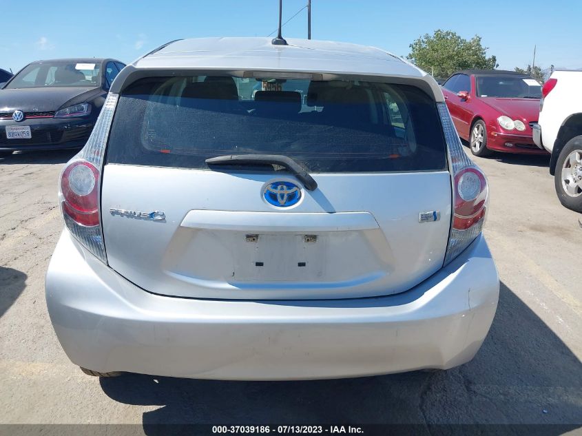2013 TOYOTA PRIUS C ONE/TWO/THREE/FOUR - JTDKDTB34D1042127