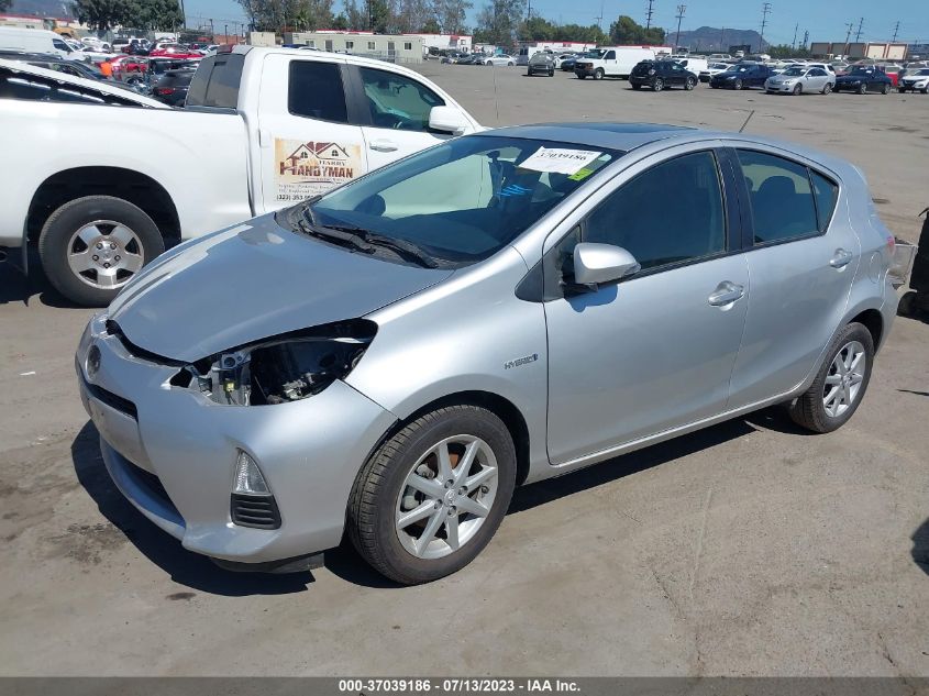 2013 TOYOTA PRIUS C ONE/TWO/THREE/FOUR - JTDKDTB34D1042127