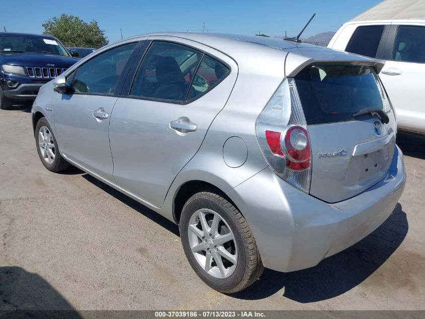2013 TOYOTA PRIUS C ONE/TWO/THREE/FOUR - JTDKDTB34D1042127