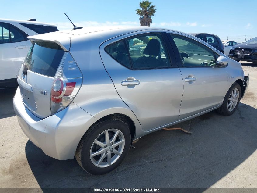 2013 TOYOTA PRIUS C ONE/TWO/THREE/FOUR - JTDKDTB34D1042127