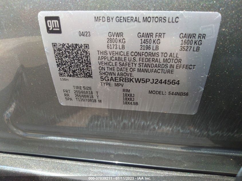 2023 BUICK ENCLAVE ESSENCE - 5GAERBKW5PJ244564