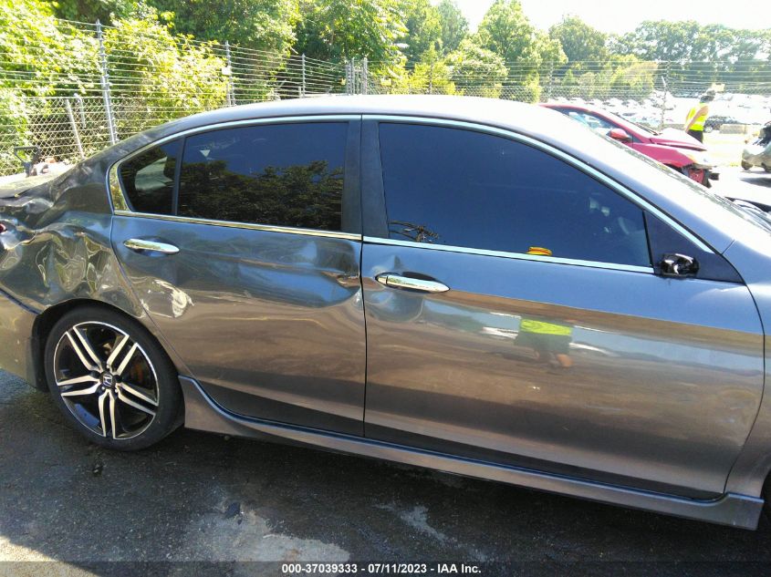 2016 HONDA ACCORD SEDAN SPORT - 1HGCR2F52GA069005