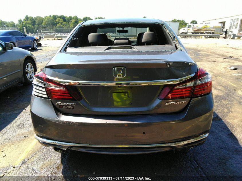 2016 HONDA ACCORD SEDAN SPORT - 1HGCR2F52GA069005