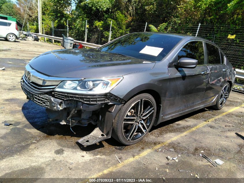 2016 HONDA ACCORD SEDAN SPORT - 1HGCR2F52GA069005