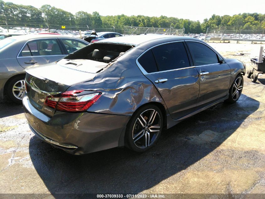 2016 HONDA ACCORD SEDAN SPORT - 1HGCR2F52GA069005