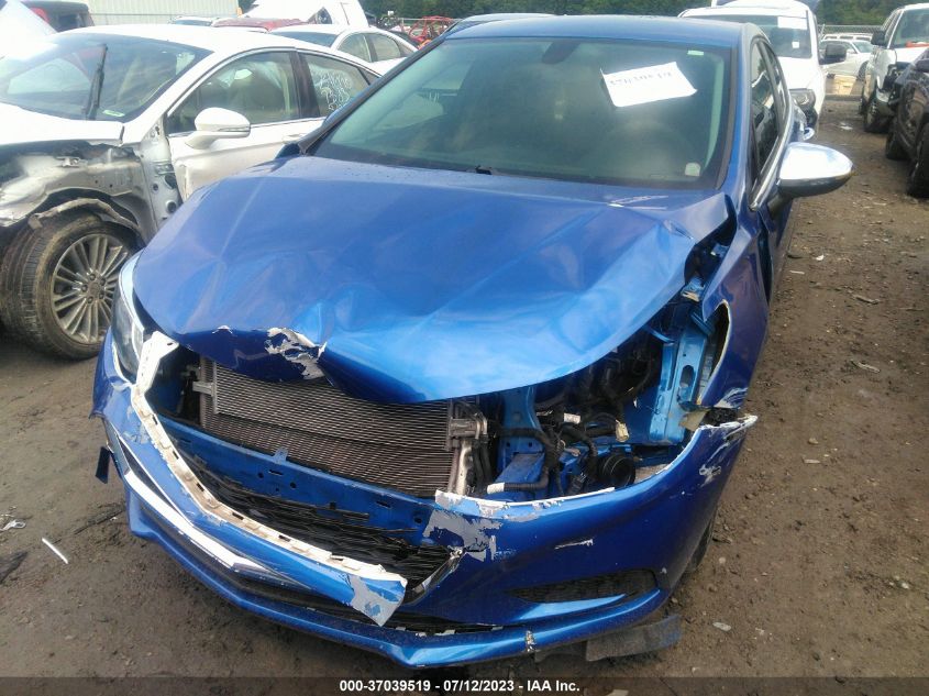 2019 CHEVROLET CRUZE LT - 1G1BE5SM7K7104091