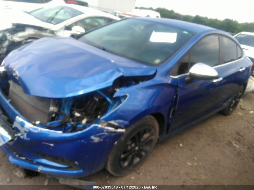 2019 CHEVROLET CRUZE LT - 1G1BE5SM7K7104091