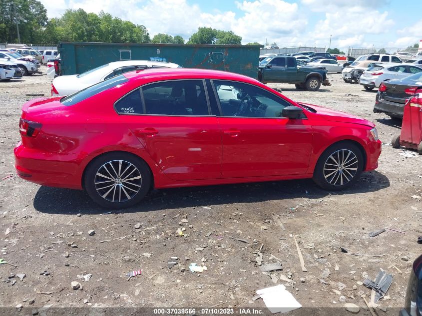 2016 VOLKSWAGEN JETTA SEDAN 1.8T SPORT - 3VWD17AJ9GM270640