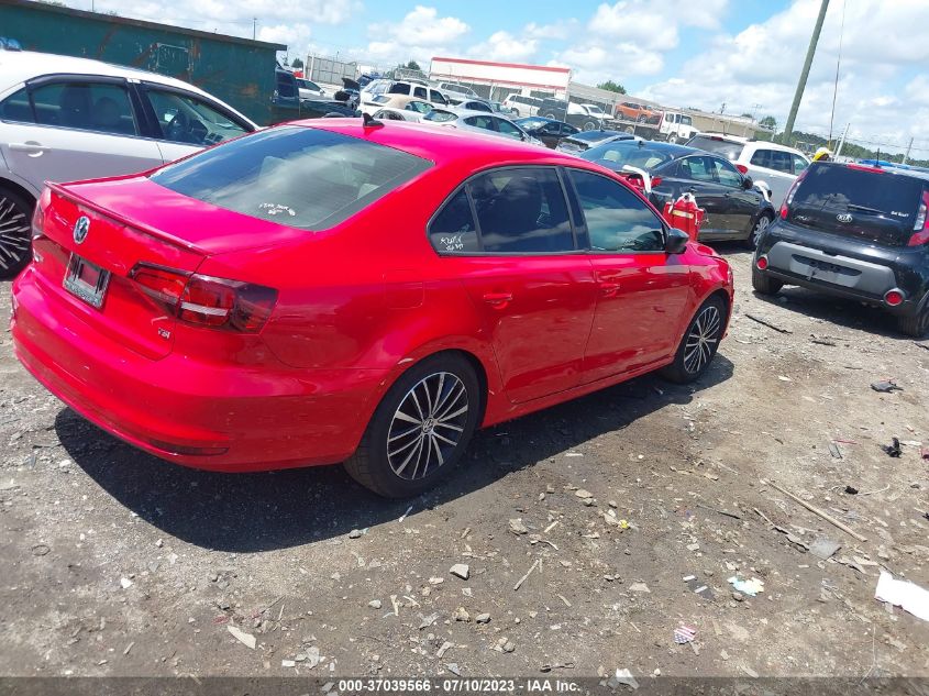 2016 VOLKSWAGEN JETTA SEDAN 1.8T SPORT - 3VWD17AJ9GM270640