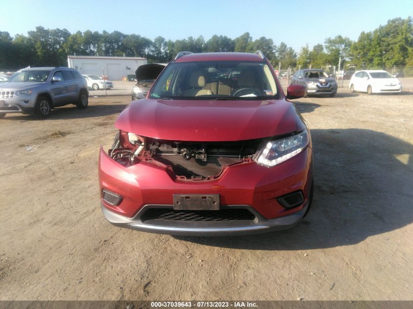2016 NISSAN ROGUE SV - KNMAT2MT0GP688661