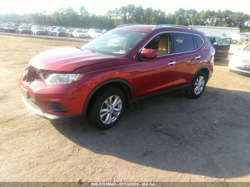2016 NISSAN ROGUE SV - KNMAT2MT0GP688661