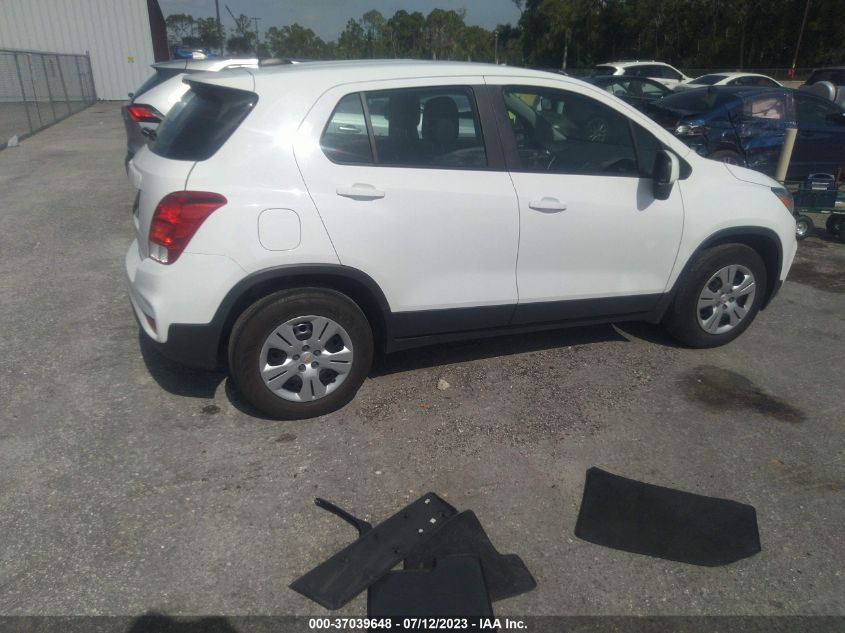 2017 CHEVROLET TRAX LS - 3GNCJKSB9HL287543