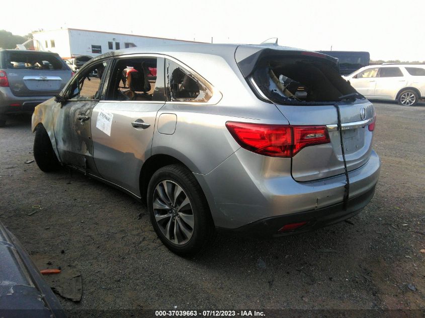 2016 ACURA MDX W/TECH/W/TECH - 5FRYD3H40GB012868