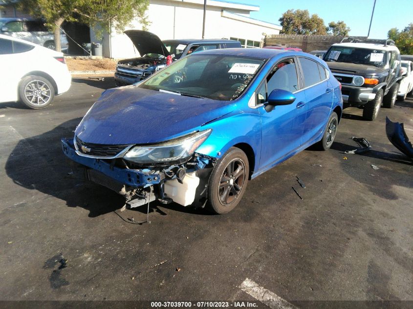 2017 CHEVROLET CRUZE LT - 3G1BE6SM1HS566534