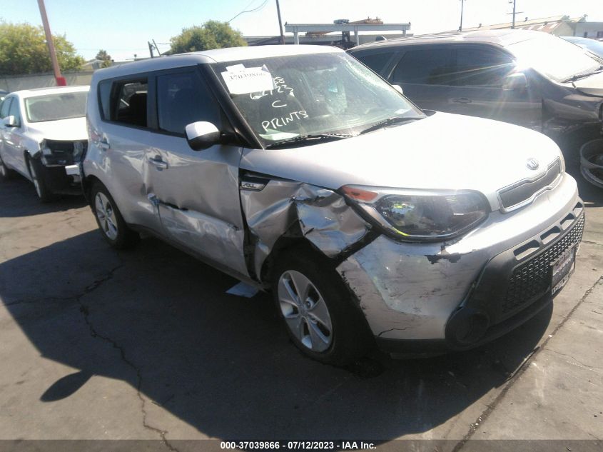 2016 KIA SOUL BASE - KNDJN2A25G7830802