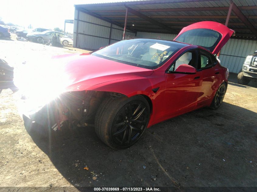 2022 TESLA MODEL S - 5YJSA1E58NF492415