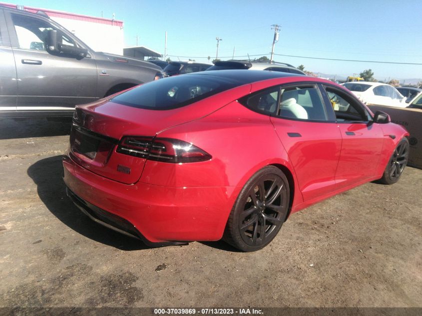 2022 TESLA MODEL S - 5YJSA1E58NF492415