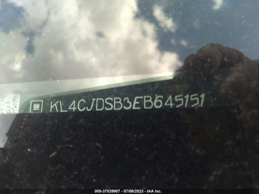 2014 BUICK ENCORE PREMIUM - KL4CJDSB3EB645151