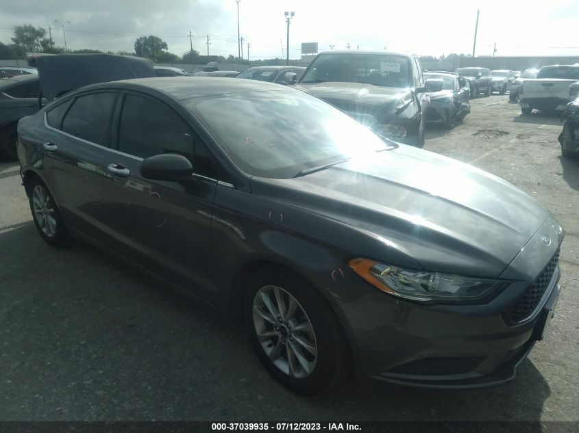 2017 FORD FUSION SE - 3FA6P0HD7HR123745