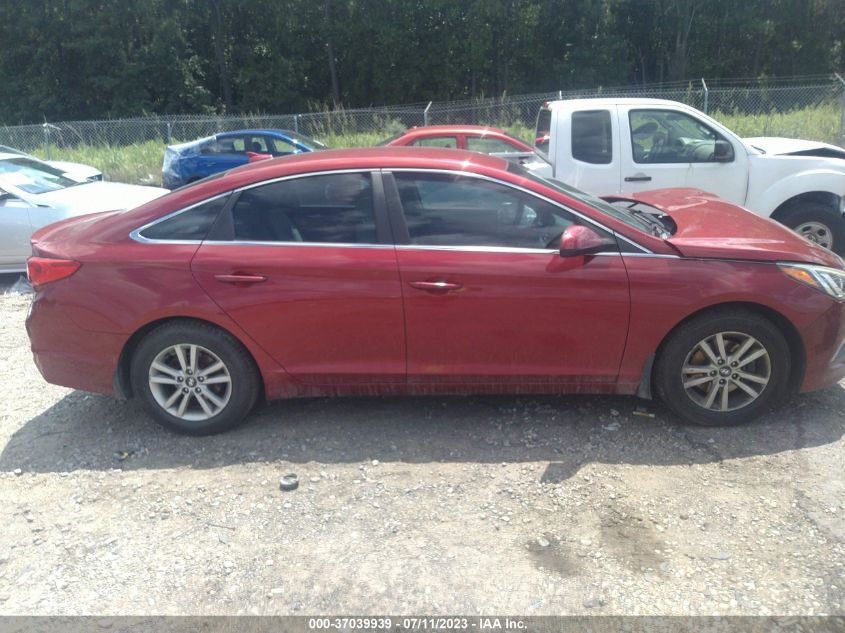 2015 HYUNDAI SONATA 2.4L SE - 5NPE24AF7FH211654