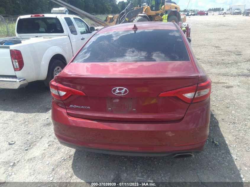 2015 HYUNDAI SONATA 2.4L SE - 5NPE24AF7FH211654