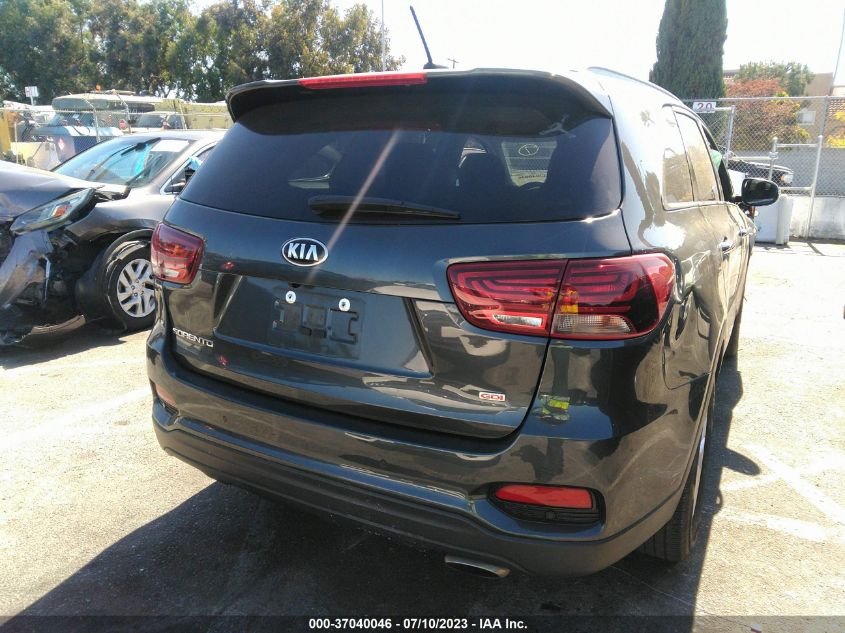 2019 KIA SORENTO LX - 5XYPG4A33KG590685