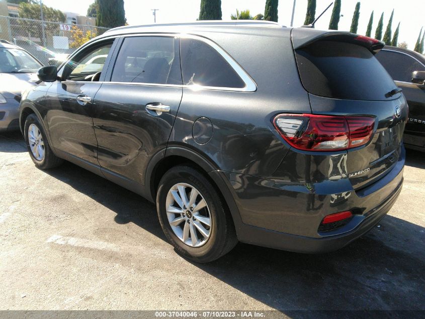 2019 KIA SORENTO LX - 5XYPG4A33KG590685