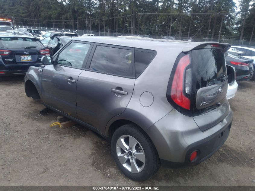 2018 KIA SOUL BASE - KNDJN2A2XJ7572252