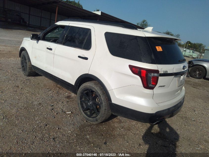 2017 FORD EXPLORER SPORT - 1FM5K8GT7HGB70160