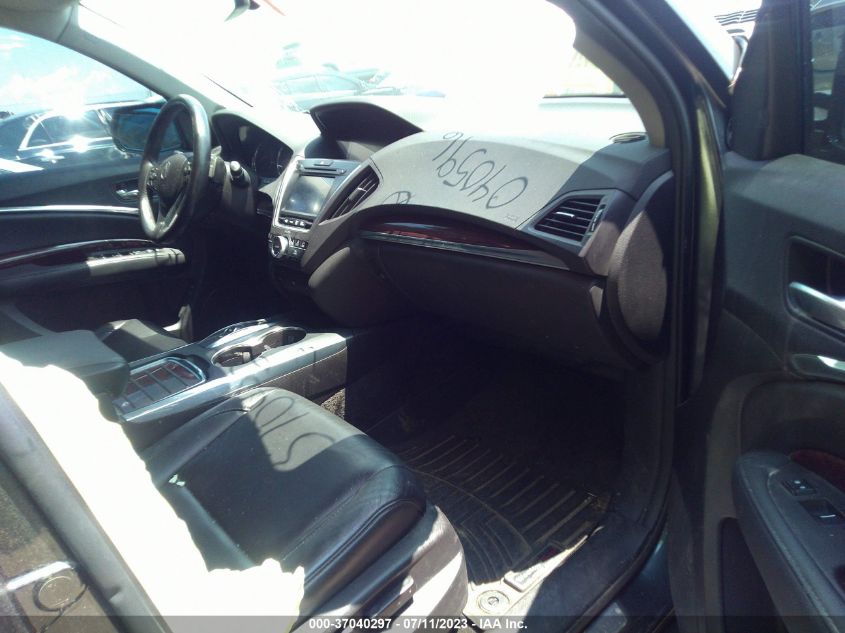 2016 ACURA MDX W/TECH/ENTERTAINMENT/W - 5FRYD4H62GB040596