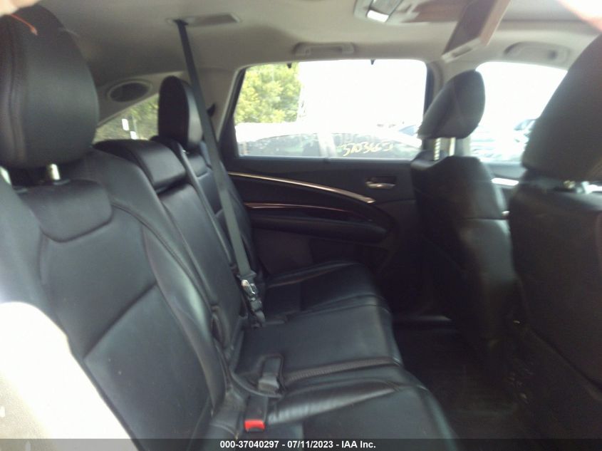 2016 ACURA MDX W/TECH/ENTERTAINMENT/W - 5FRYD4H62GB040596