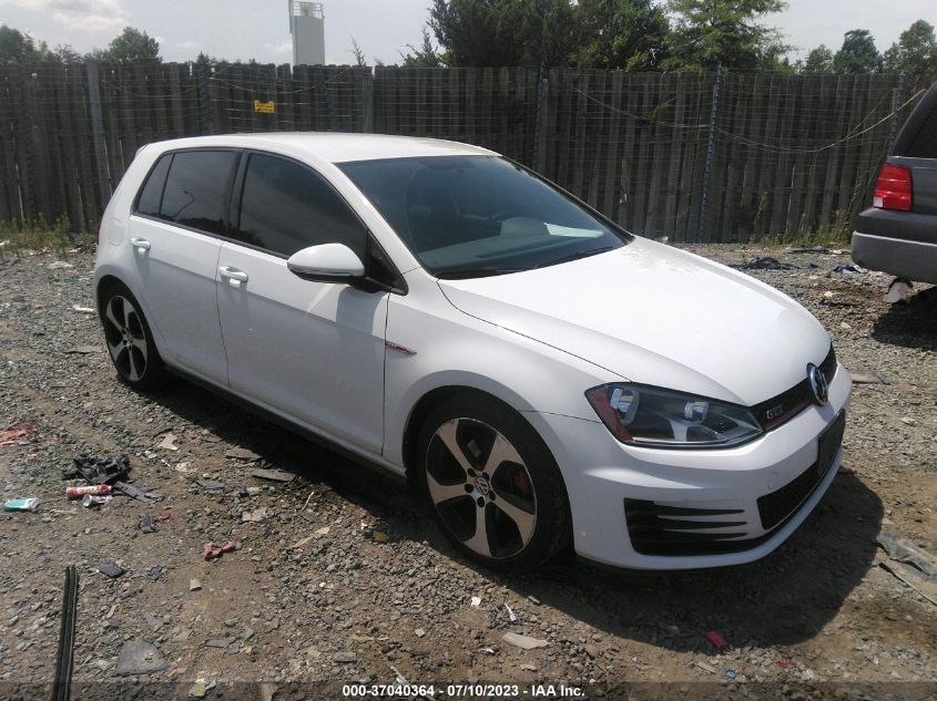 2017 VOLKSWAGEN GOLF GTI S/SE/AUTOBAHN/SPORT - 3VW5T7AU2HM034776