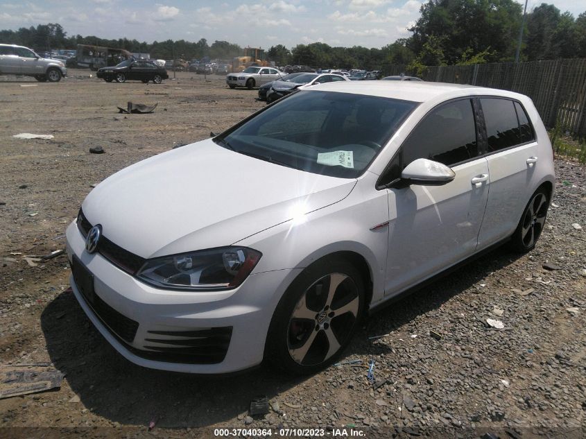 2017 VOLKSWAGEN GOLF GTI S/SE/AUTOBAHN/SPORT - 3VW5T7AU2HM034776