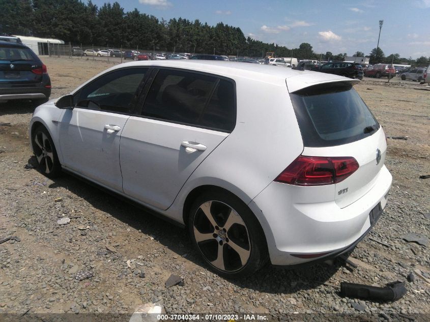 2017 VOLKSWAGEN GOLF GTI S/SE/AUTOBAHN/SPORT - 3VW5T7AU2HM034776