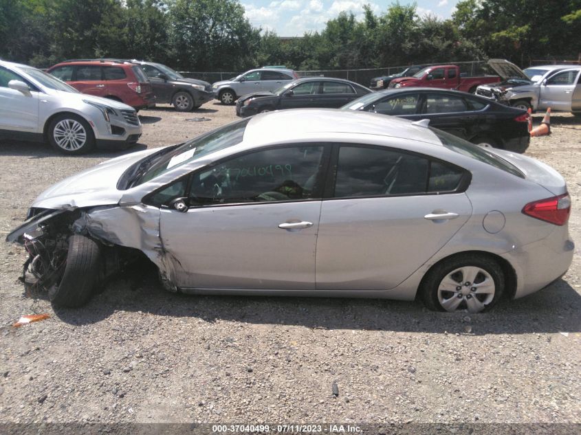2016 KIA FORTE LX - KNAFK4A62G5551359