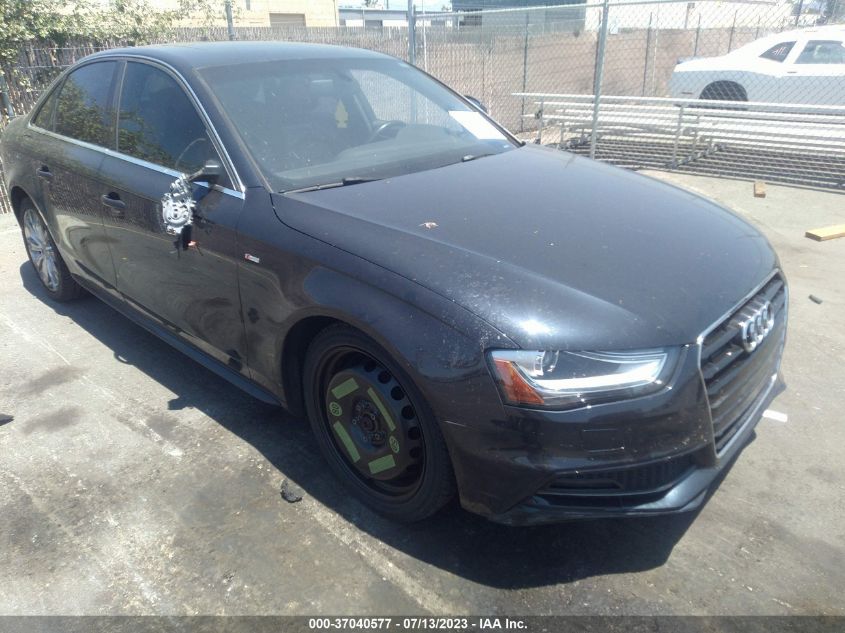 2014 AUDI A4 PREMIUM - WAUAFAFL5EN035389