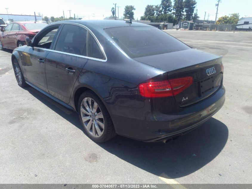 2014 AUDI A4 PREMIUM - WAUAFAFL5EN035389