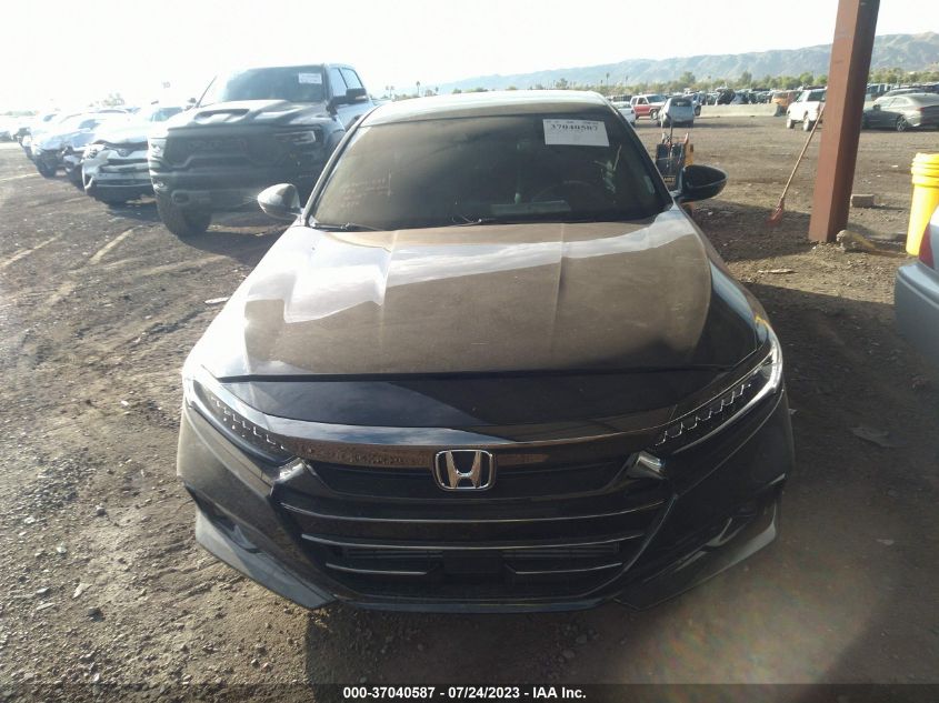 2021 HONDA ACCORD SEDAN SPORT - 1HGCV1F37MA075379
