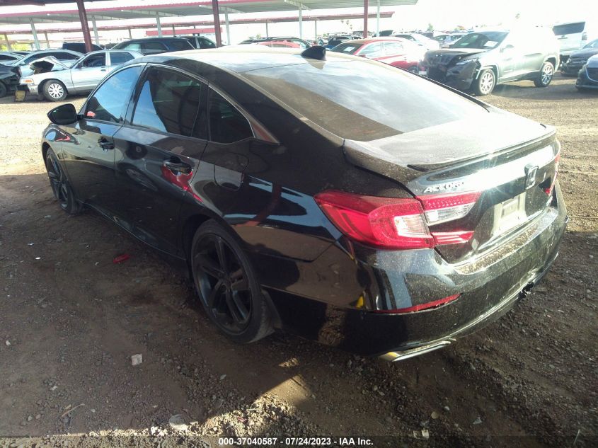 2021 HONDA ACCORD SEDAN SPORT - 1HGCV1F37MA075379
