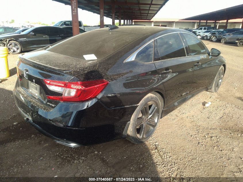 2021 HONDA ACCORD SEDAN SPORT - 1HGCV1F37MA075379