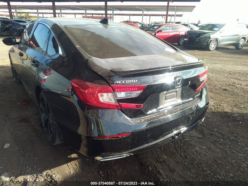 2021 HONDA ACCORD SEDAN SPORT - 1HGCV1F37MA075379