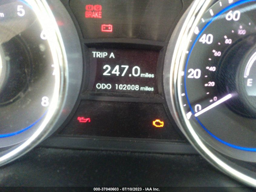 2013 HYUNDAI SONATA GLS PZEV - 5NPEB4AC8DH568327