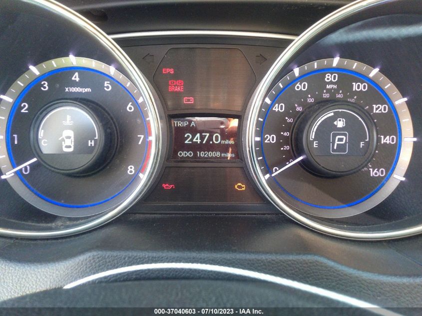2013 HYUNDAI SONATA GLS PZEV - 5NPEB4AC8DH568327